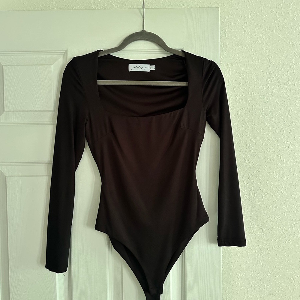 Petal & Pup Black Bodysuit